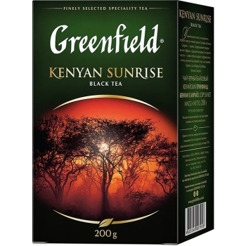 Чай черный байховый Greenfield Kenyan sunrise 200г