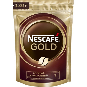 Кофе растворимый Nescafe Gold, 130г