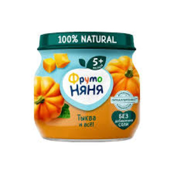 Пюре ФрутоНяня тыква, 80г.