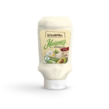 Майонез Провансаль  67% 420гр ПЭТ Кубаночка