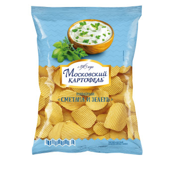 Московский Картофель 60г  Сметана и зелень