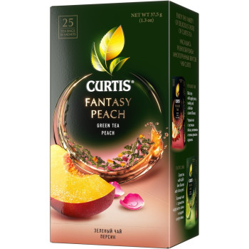 Чай зеленый Curtis Fantasy Peach, 25 пакетиков