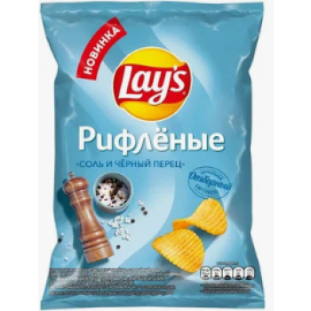 Лейс 70г.  Соль и Черный перец