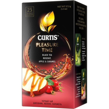 Чай черный Curtis Pleasure Time, 25 пакетиков