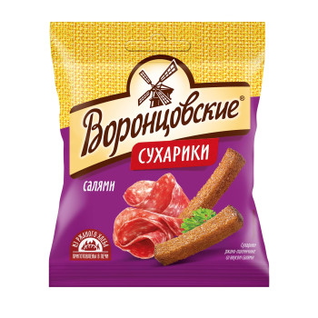 Сухарики Воронцовские с салями, 40 г