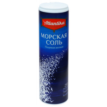 Соль Морская Мелкая 250г. (АТЛАНТИКА)