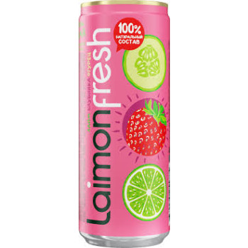 Лаймон Фреш Клубника-Огурец-Лайм 0,33л Ж/Б