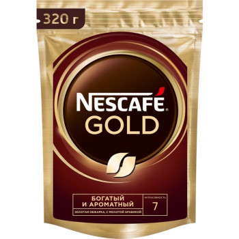 Кофе растворимый Nescafe Gold, 320г