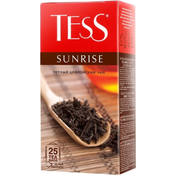 Чай черный Tess Sunrise, 25 x 2 г