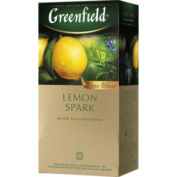 Чай черный Greenfield Lemon Spark, 25 х 1,5 г