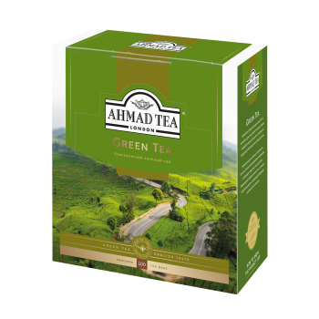 Чай зеленый Ahmad Tea Green Tea, 100 пакетиков