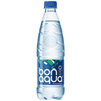 Вода питьевая газированная BonAqua 0,5л