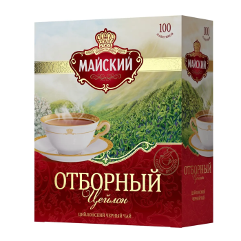 Чай черный Майский Отборный, 100 х 2 г