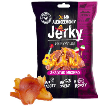 Алексеевский Jerky Курица Экзотик Мехико, 25г