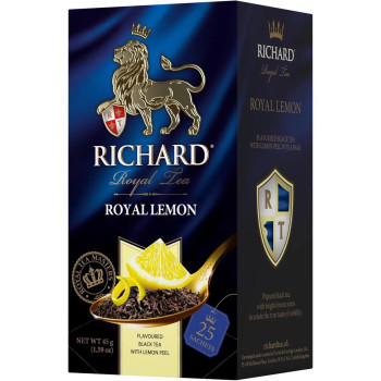 Чай черный Royal Lemon, 25 пакетиков