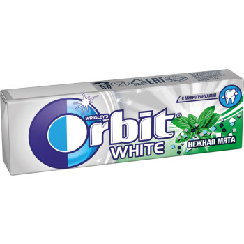 Жевательная резинка Orbit White Нежная мята, 14 г