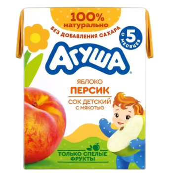 Агуша Сок Мяк ЯблПерс 200мл