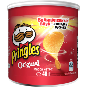 Чипсы картофельные Pringles Оригинальные, 40г