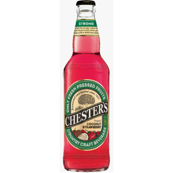 Напиток пивной Сhester's Кокос Клубника 7%, 0.45л Стекло