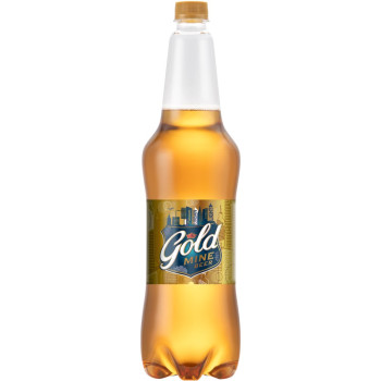 Пиво светлое Gold Mine Beer 4.6%, 1,15л ПЭТ