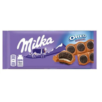 Милка Шоколад с печеньем OREO Sandwich 92г