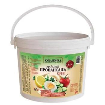 Майонез Провансаль  67% 9,4кг Ведро Кубаночка