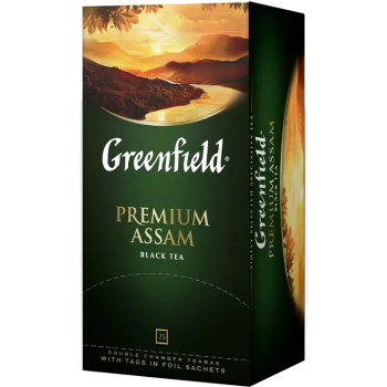 Чай Greenfield Premium Assam черный индийский байховый 25*2г (50г)