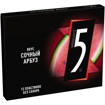 Жевательная резинка Wrigley's Five Cyclone Сочный арбуз 31,2г