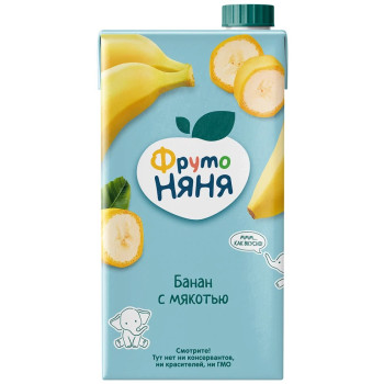 ФрутоНяня Нектар 0,5л  Банан с мякотью
