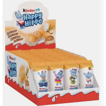 Киндер Хэппи Хиппо Лесной орех  20,7г.  Kinder Happy Hippo Hazelnut 