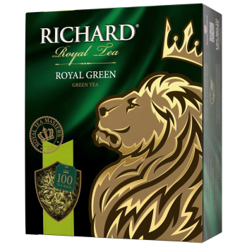 Чай зелёный Richard Royal Green, 100 x 2 г