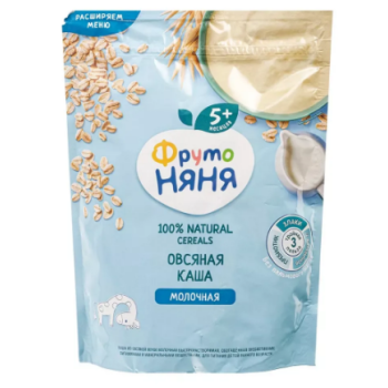 ФрутоНяня Каша 200г. Молочная Овсяная сухая