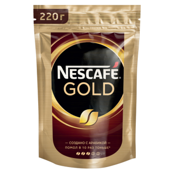 Кофе растворимый GOLD Пакет, Nescafe, 220 г