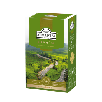 Чай зеленый Ahmad Tea листовой Green Tea, 100г