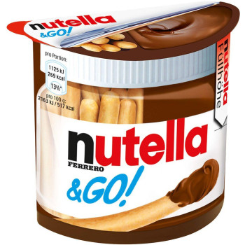 Паста ореховая Ferrero Nutella & Go! Хлебные палочки, 39+13 г