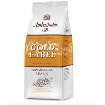 Амбассадор Gold Label в зернах 200г. пакет