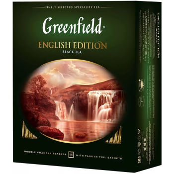 Чай черный Greenfield English Edition, 100 х 2 г