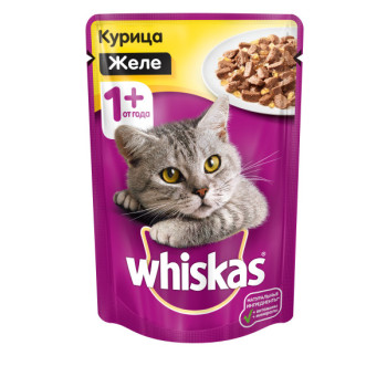 Кош. Корм (Whiskas) Желе с Курицей 85г