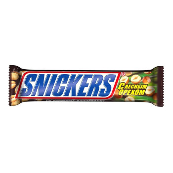 Шоколадный батончик Snickers Лесной Орех, 81г