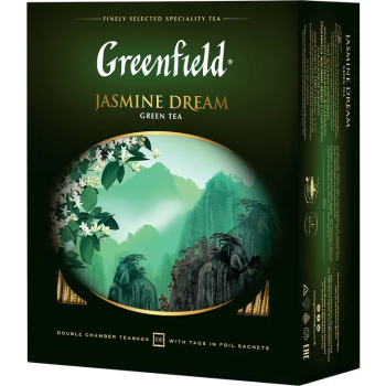 Чай зеленый Greenfield Jasmine Dream, 100 х 2 г